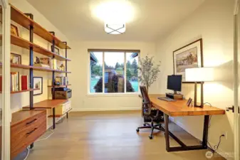 Large Dedicated Office w/ French Doors and High-Speed Broadband~