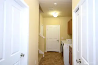 laundry & stairs to bonus