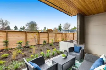 Photos of model home with similar finishes & floor plan.