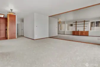 Living room looking towards entrace