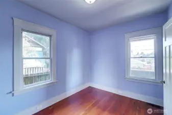 Light filled main floor bedroom.
