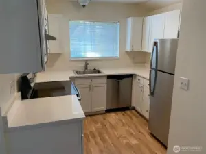Unit D kitchen.