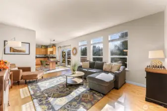 Nice open living area with plenty of light