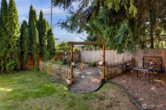 Adorable garden area