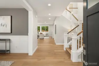 Spacious Foyer opens to Formal Dining & Great Room/Kitchen