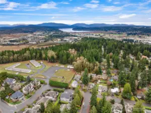 Aerial View looking South toward Lake Sammamish and Marymoor Park.