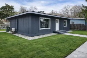 Digital rendering with landscape visual (side profile)