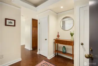 Light and bright end home with dual balconies