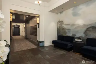 Watermark town secure lobby entrance