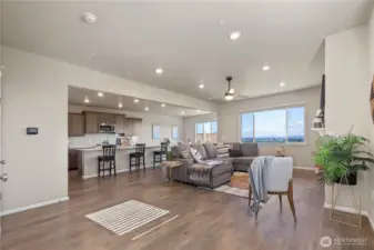 Open-concept living area designed for everyday comfort and easy entertaining