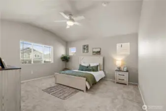 Primary Bedroom upstairs in front