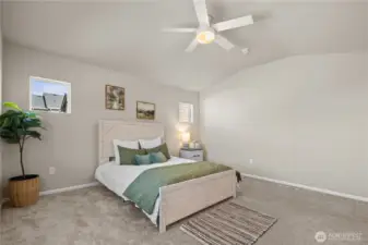 Primary Bedroom upstairs in front