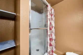 Lower level 3/4 bath