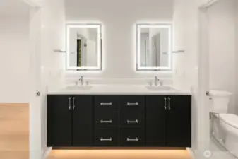 Interior photos from Model Home #3 (270 118th Ave SE)