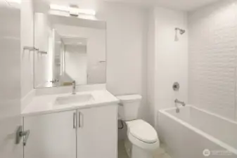 Interior photos from Model Home #3 (270 118th Ave SE)