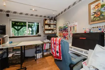 Bedroom 4 - currently the sewing room.