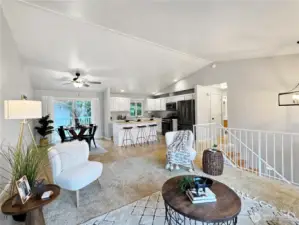 This open floorplan is perfect for entertaining.