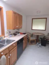 kitchen and dining room