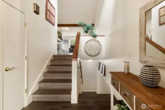 Entry way leading upstairs or downstairs