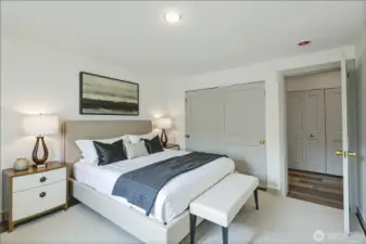 Virtually Staged Bedroom 1