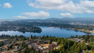 Views of Phinney Bay & Bremerton Yacht Club, Gold Mtn and Green Mtn