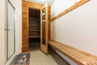Clubhouse Sauna