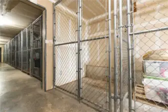 5' x 5'7" separate dedicated storage unit