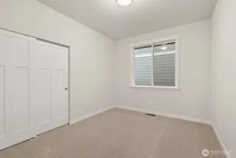 Second bedroom with a reach-in closet.