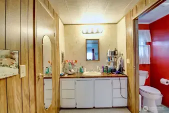 Primary bathroom.