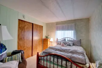 Guest bedroom off hallway.