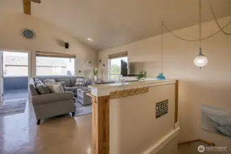 So much natural light on the 2nd floor living area
