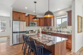 Updated kitchen lighting