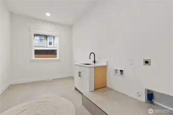 oversized laundry and mudroom