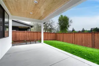 Covered Back Patio - Pics are of a different 3049 plan. Features and colors may differ.