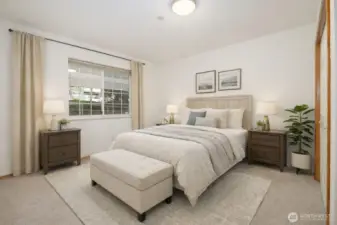 Virtual Staging Second Bedroom