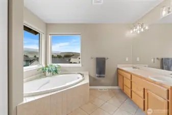 Soaking tub with a View