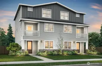 Example of the Carnation Floor plan to be located at 8752 151st Street E