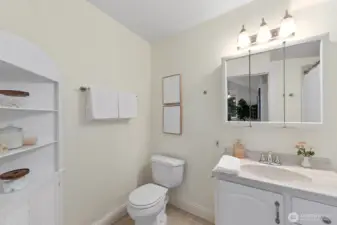 Full bathroom on main floor