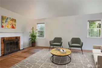 Virtually staged
