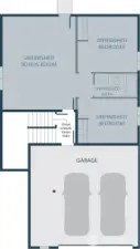 Image is a rendering. Photographs are for illustrative purposes only. Features, finishes, interior/exterior colors, landscaping and floorplan shown may vary from actual homes built.