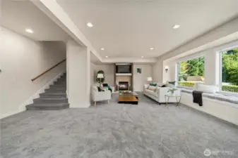 Head upstrairs to find a spacious bonus room with a full bathroom!