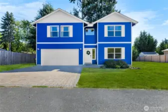 Built in 2016 with a large lot & DBL garage