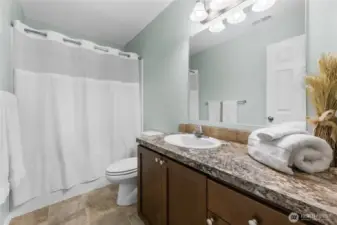 2nd Full bath on upper level