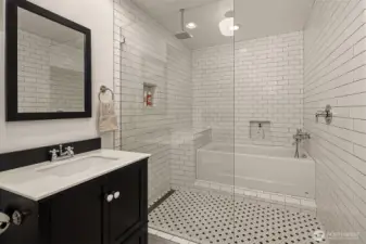 Lower level bathroom
