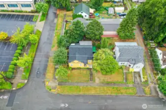 Aerial view of home