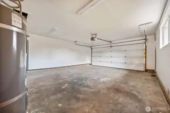 Attached garage