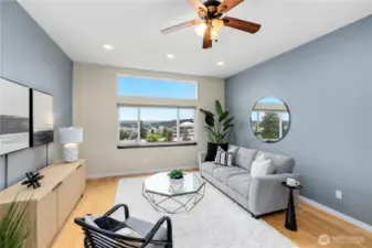 Living room on 2nd floor