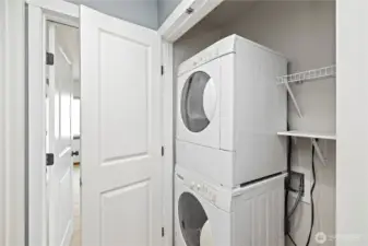 Laundry on main floor