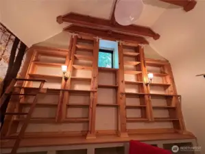 Library lower level is beyond words