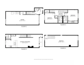 All levels floor plan for easy layout reference.
